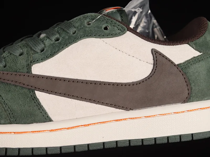 All Categories Air Jordan Jordan Series Basketball Shoes Air Jordan 1 Low Travis Scott x Air Jordan 1 Low OG AJ1 Joe 1 Reversed Overhook Joint Style Casual Sports Basketball Shoes DM7866-686